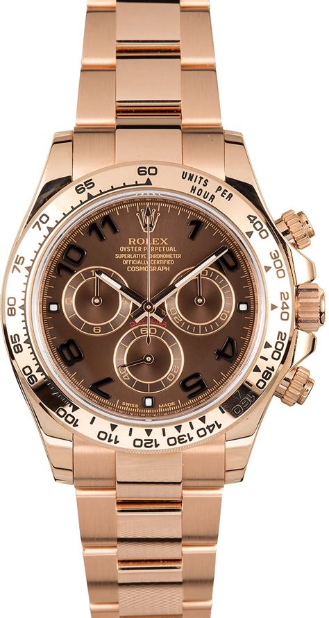 rolex daytona rose gold chocolate|rolex daytona 116505 for sale.